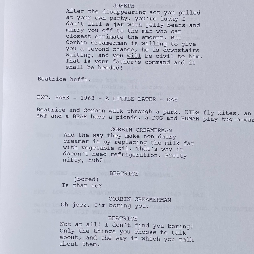 Bojack Horseman 2016 Time’s Arrow Episode Original Production Table Draft Script - Picture 9 of 12